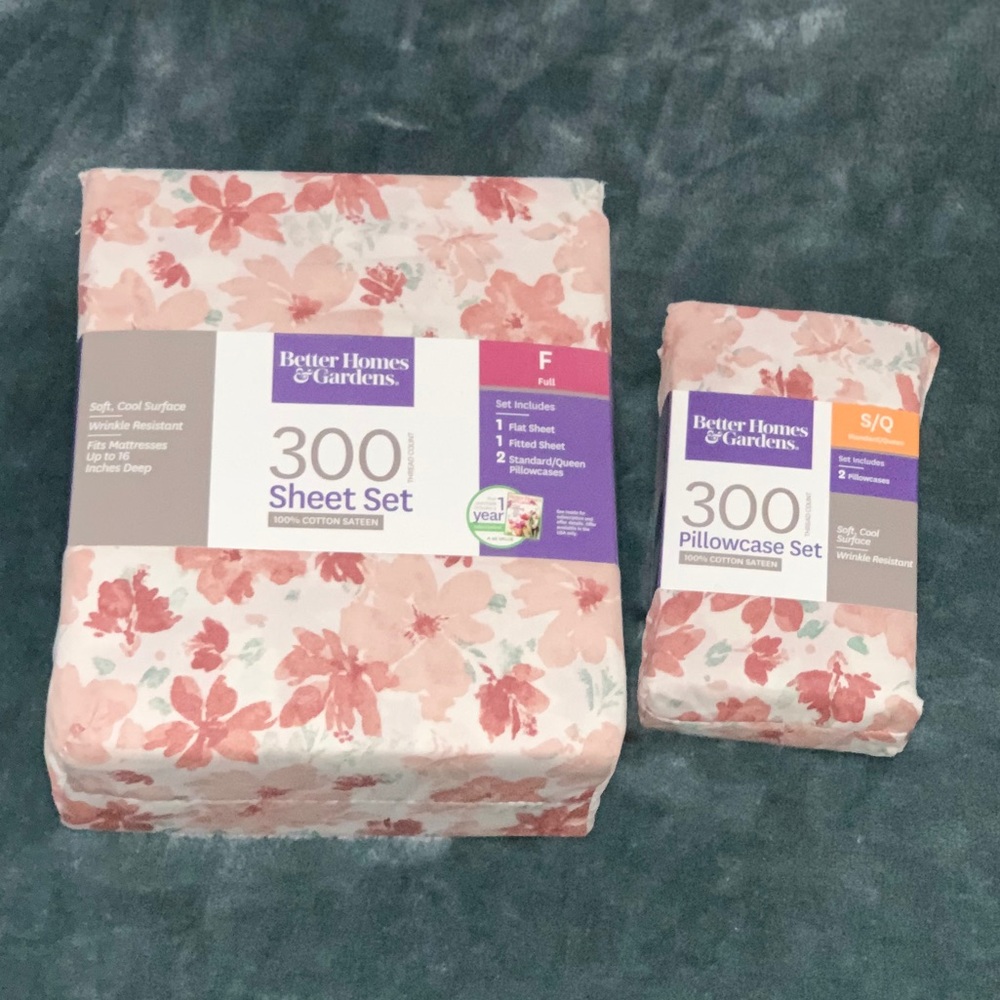 Full Size Bed Sheets and Pillow Cases